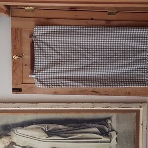 Pottery Barn Set of 2 Gingham King Pillowcases